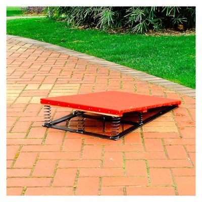 Gymnastics Assistance Vault Springboard Vault Gymnastics Springboard with Springs, Big Kids Junior Vault Equipment for Long Jump/Track and Field/Somersault, Gym Basement Wood Elastic Board, Load 220lb
