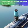 Huntury Kayak Cup Holder with Rubber Tabs, Fishing Tool and Lures Storage, Kayak Water Bottle Holder, Kayak Drink Holder, Tracck Mount Accessories, Track Mount Gear, Pack of 2 view 2
