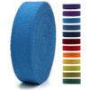 1" & 1.5'' & 2" Cotton Webbing - 5 Yards - 50+ Colors -%100 Natural Cotton - Turkish Woven - Heavy 1 Inch 1.5 Inch 2 Inch Blue Canvas Webbing for Sewing Straps Bag Climbing Indoors Craft DIY 11402 view 1