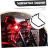 MOBUTOFU Bike Taillight Mount Holder Lightweight and Portable Tail Light Bracket for Bicycle Rear Light Safety view 3