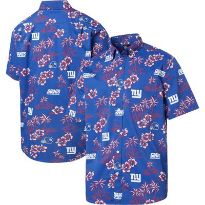 Reyn Spooner Men's Royal New York Giants Kekai Button-Up Shirt, XX-Large