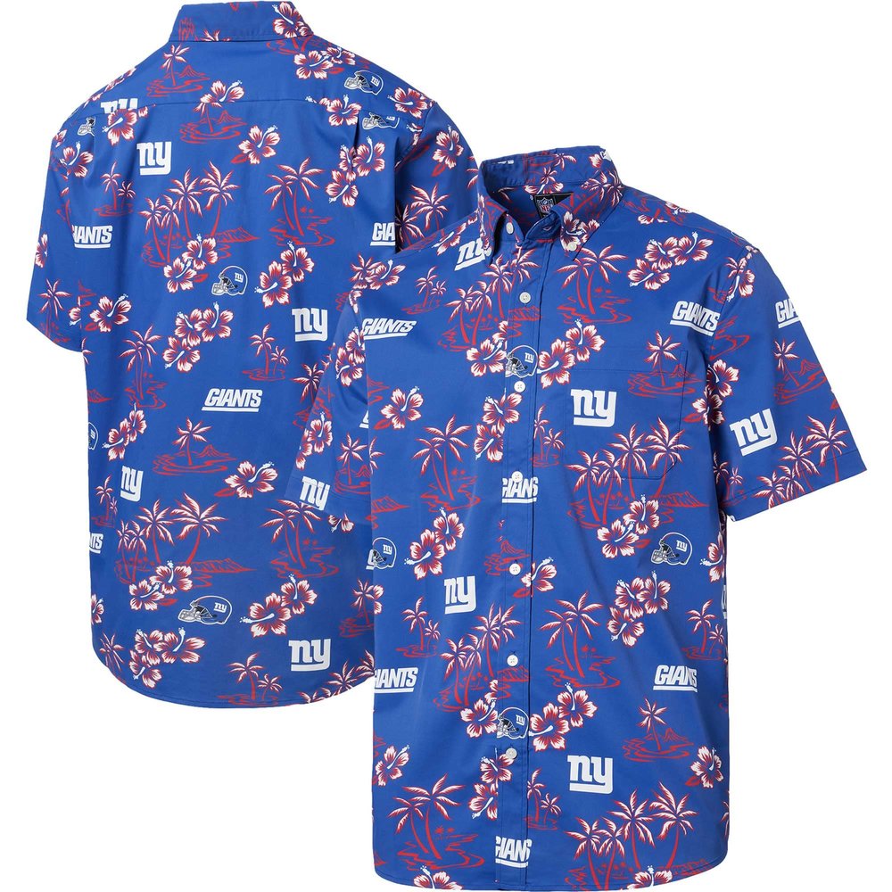 Reyn Spooner Men's Royal New York Giants Kekai Button-Up Shirt, XX-Large