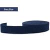 1" & 1.5'' & 2" Cotton Webbing - 5 Yards - 50+ Colors -%100 Natural Cotton - Turkish Woven - Heavy 1 Inch 1.5 Inch 2 Inch Blue Canvas Webbing for Sewing Straps Bag Climbing Indoors Craft DIY 11422 view 4
