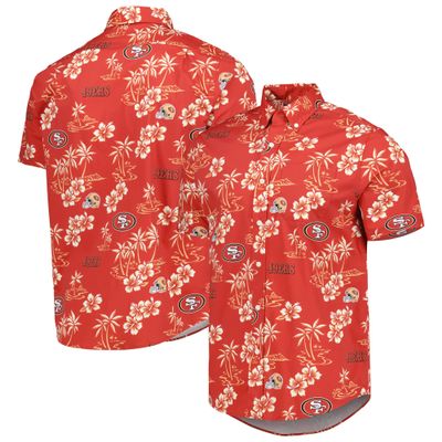 Reyn Spooner Men's Scarlet San Francisco 49ers Kekai Button-Up Shirt, 3X-Large