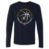 500 LEVEL T.J. McConnell Indiana Pacers Long Sleeve Shirt - T.J. McConnell Indiana Pacers Player Ball WHT (Navy, XX-Large) view 1