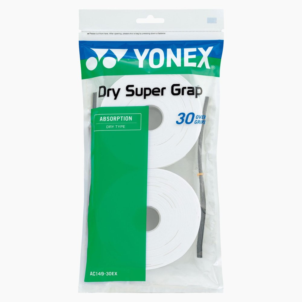 YONEX Dry Super GRAP 30 Pack, White