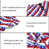 America USA Flag Mens Swim Trunks with Compression Liner Quick Dry 2 in 1swim Shorts Bathing Suits for Beach Rave X-Large view 4