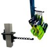 DockBloxx Heavy-Duty Life Vest Holder  Collapsible Dock Organizer for PFDs & Floats  UV-Resistant, No-Drill Easy Install  Made in USA  Fits a 4" Square Post view 1