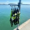 DockBloxx Heavy-Duty Life Vest Holder  Collapsible Dock Organizer for PFDs & Floats  UV-Resistant, No-Drill Easy Install  Made in USA  Fits a 4" Square Post view 3