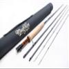 Moonshine Rod Co. Fly Fishing Rod with Carrying Case and Extra Rod Tip Section Fast Action, The Vesper, 12wt, 9' view 1