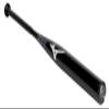 Mizuno CRBN1 - Cage Bat - Fastpitch Softball Training Bat (-8) | 34 Inch 1 Piece Composite Womens Fast Pitch Bat | Black view 2