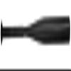 Mizuno CRBN1 - Cage Bat - Fastpitch Softball Training Bat (-8) | 34 Inch 1 Piece Composite Womens Fast Pitch Bat | Black view 4