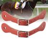 NineFit Basics Spur Straps, Horse Leather Straps Horse Riding Accessories 1 Pair Genuine Leather Equestrian Spur Strap (Brown), Genericdxboig0r17-02 view 2