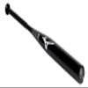 Mizuno CRBN1 - Cage Bat - Fastpitch Softball Training Bat (-9) | 33 Inch 1 Piece Composite Womens Fast Pitch Bat | Black view 2