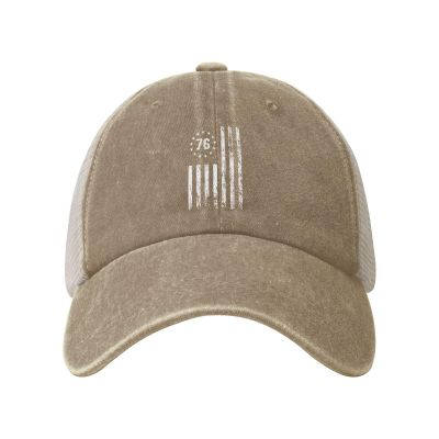 ZKLCRYTR 1776 We The People Baseball Cap for Women Mens Trucker hat Mesh Caps Dad Hat Natural