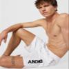 DKNY Men's Swim Swim Trunk,White,Medium view 2