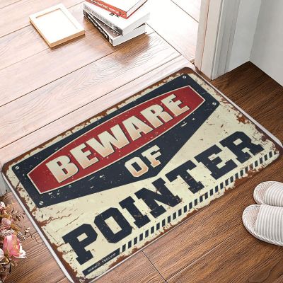 Summer Outdoor Mat Beware of Pointer Doormat Outdoor Decor for Front Porch Gifts for Husbands (Size : 50X80CM)