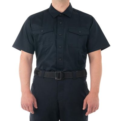 First Tactical 112008-729-3XL-R Men's Ctn Station S/S Shrt Midnight Navy 3XL