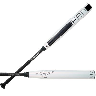 Mizuno CRBN PRO - Fastpitch Softball Bat (-10) | 33 Inch 2 Piece Composite Womens Fast Pitch Bat | Spiced Coral
