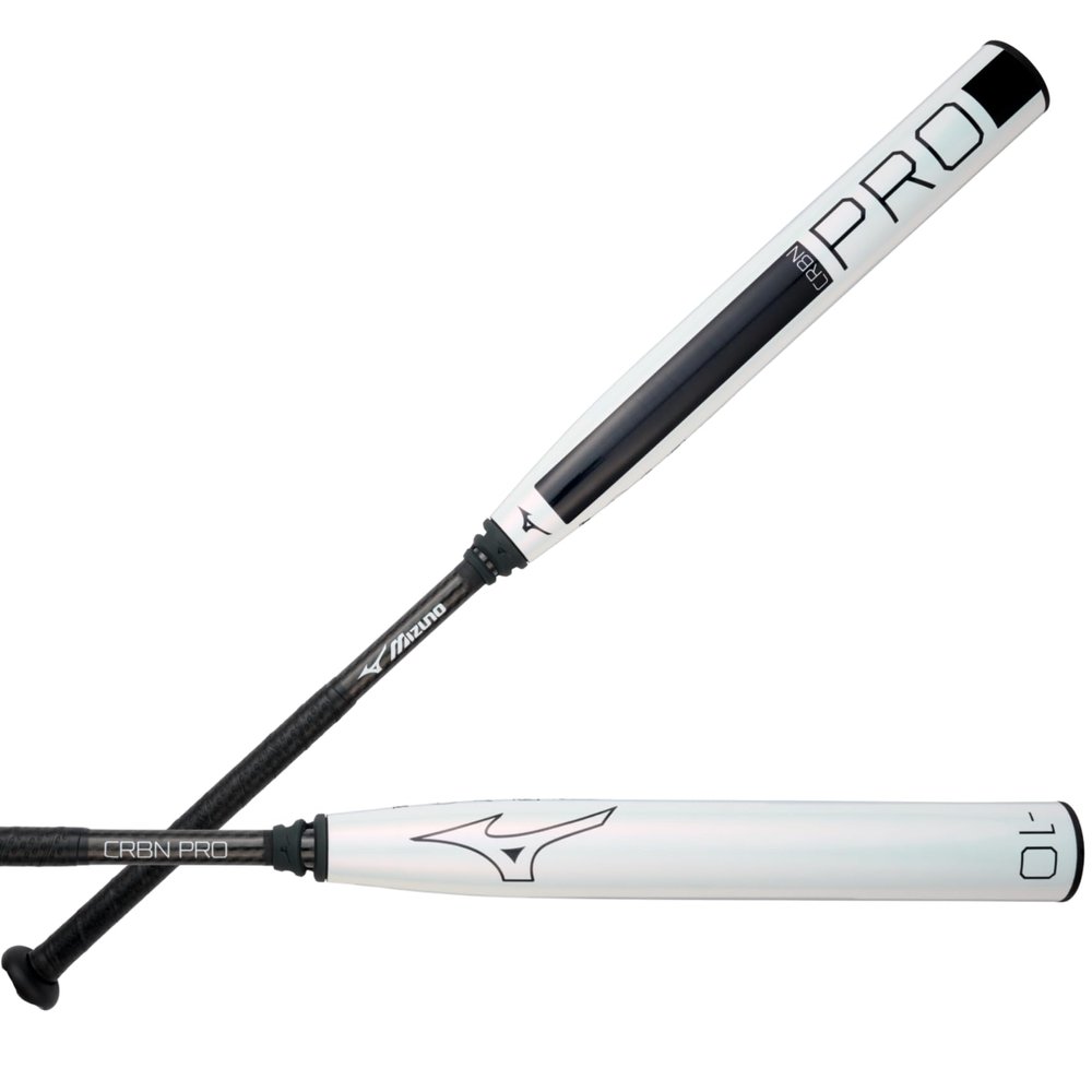 Mizuno CRBN PRO - Fastpitch Softball Bat (-10) | 33 Inch 2 Piece Composite Womens Fast Pitch Bat | Spiced Coral