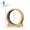 Cat Exercise Wheel Treadmill with Natural Wood Grain, Cat Spinning Wheel Exerciser for Longer Lifespan, Cat Running Wheel with Brake view 3