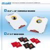 Wild Sports NCAA USC Trojans Pro Football All-Weather Cornhole Set - Travel Bean Bag Toss Set Includes 8 Bean Bags view 2