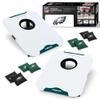 Wild Sports NFL Philadelphia Eagles Pro Football All-Weather Cornhole Set - Travel Bean Bag Toss Set Includes 8 Bean Bags view 1