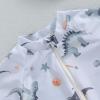 Hnyenmcko Infant Baby Boy Girls Rash Guard Swimsuit Short Sleeve Zipper Bathing Suit Toddler One Piece Swimwear Sunsuit (Dinosaur-Gray 24, 0-6 Months) view 4