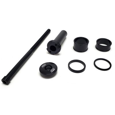 Warp 9 Stem Lock for E-Motos - Talaria, Surron, E-Ride Pro, 79Bike - Handlebar Stem Lock for Bar Mount, Stem Cap, Stem Spacers, Stem Bolt - Multiple Color Options - Electric Bike Part/Black