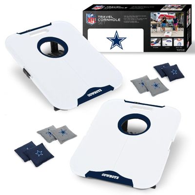 Wild Sports NFL Dallas Cowboys Pro Football All-Weather Cornhole Set - Travel Bean Bag Toss Set Includes 8 Bean Bags