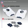 Wild Sports NFL Dallas Cowboys Pro Football All-Weather Cornhole Set - Travel Bean Bag Toss Set Includes 8 Bean Bags view 2