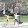 Portable Basketball Hoop Adjustable 7.5ft - 9.2ft with 32 Inch Backboard for Youth Adults Indoor Outdoor Basketball Goal Red view 4