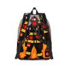 MDATT Backpacks Lightweight Bookbag With 1 Main Compartment, Front Utility Pocket With Built,Firefighter Fireman view 3
