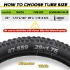 Hydencamm 2 Pack 29 Bike Tube Fit 1.75/1.95/2.125 with 32mm Schrader Valve, 29 Inch Bike Tire Tube with 2PCS Levers, Bicycle Tube 29 x 2.10 Compatible with Kids/Road Bikes (2 of One Size) view 2