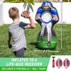 GoSports Football Toss Game for Kids - 4 ft Inflatable Receiver Touchdown Toss Game view 4