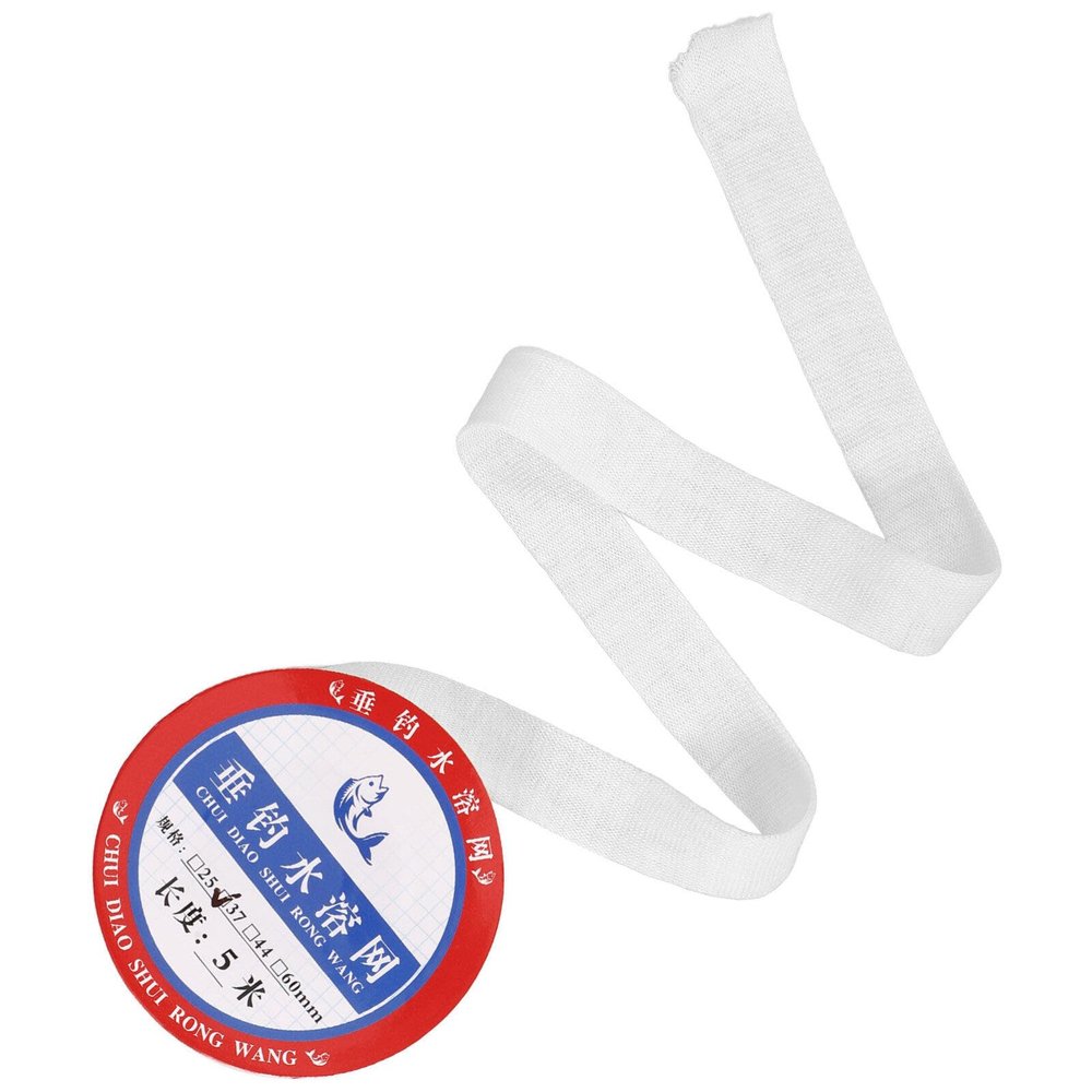 VANZACK 1roll Compact PVA Bait Net for Fishing Easy-Dissolve Bait Holder for Fishing Ample Space for Attracting Fish