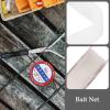 VANZACK 1roll Compact PVA Bait Net for Fishing Easy-Dissolve Bait Holder for Fishing Ample Space for Attracting Fish view 4
