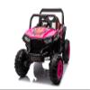 12v7a*1 30w*4 Four-wheel drive leather seat one button start,forward and backward, high and low speed, music, front light, power display, two doors can open, 2.4G R/C, seat belt four wheel absorber view 1