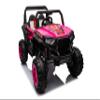 12v7a*1 30w*4 Four-wheel drive leather seat one button start,forward and backward, high and low speed, music, front light, power display, two doors can open, 2.4G R/C, seat belt four wheel absorber view 3