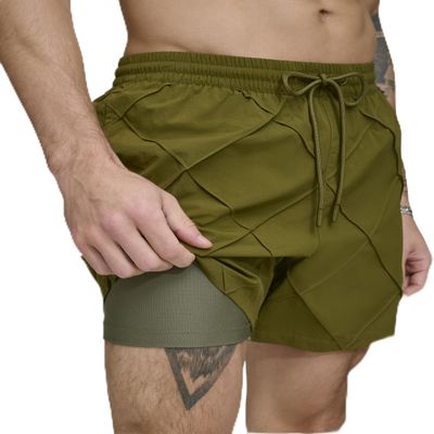DKNY Men's Swim Swim Trunk,Dark Olive,X-Large