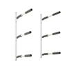 SPAREHAND Premium Edition: All Climate Wall Mount Hybrid Rack for SUPs and Kayaks - 3 Tier Storage Rack Shelf for Garage Storage and Display (Camo Green) view 1