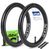 Hydencamm 2 Pack 12" / 12.5" Inch Bike Tube Fit 1.75/1.95/2.125 with 32mm Schrader Valve, 12.5 x 1.95 Bike Tube with 2PCS Levers, 12x2.125 Inner Tube Compatible with Kids Bikes, Strollers view 1