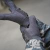 Seibertron T.F.F.I.G Tactical Gloves - Motorcycle Gloves with Anti-Vibration and Super Grip Features Grey M view 3
