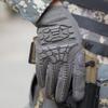 Seibertron T.F.F.I.G Tactical Gloves - Motorcycle Gloves with Anti-Vibration and Super Grip Features Grey M view 4