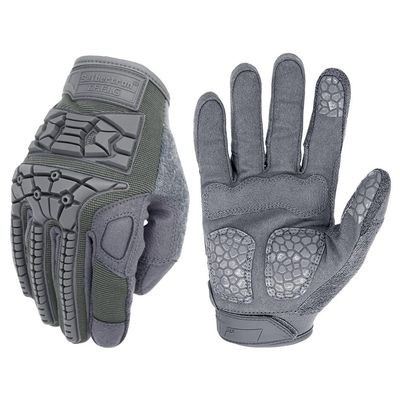 Seibertron T.F.F.I.G Tactical Gloves - Anti-Vibration, Super Grip, Flexible Rubber Protection for Outdoor Activities Grey XXL