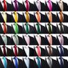 Branduce Brown Tie Solid Satin Ties for Men Silk Blend Necktie for Wedding Business (TA11-36) view 4