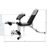 GOWE 6+3 Positions Adjustable Weight Bench with Leg Extension - Utility Benches with Preacher Curl view 2