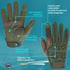 Seibertron T.F.F.I.G Tactical Gloves - Anti-Vibration, Super Grip, Flexible Rubber Protection for Outdoor Activities Army Green XXL view 3