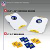 Wild Sports NFL Los Angeles Rams Pro Football All-Weather Cornhole Set - Travel Bean Bag Toss Set Includes 8 Bean Bags view 2