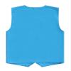 JEATHA Unisex Kids Volunteer Activity Vest Button Up Waistcoat Boys Girls Waiter Bartender Uniform Sleeveless Jacket Sky Blue 15-16 Years view 2